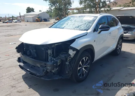 2015 Lexus Nx 200T F Sport z USA, uszkodzony, nr VIN JTJBARBZ7F2040625